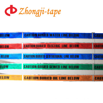 Customized Professional maker underground detectable cable warning tape